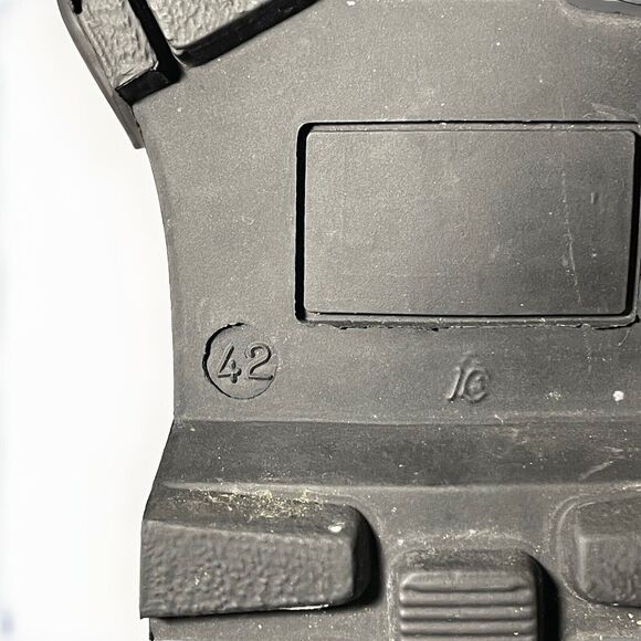 NAE Chelsea boots for women brogue Size11.5, 42 black vegan apple leather - Picture 7 of 7